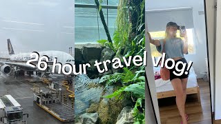 Travelling solo from England to Australia | Jet lag made me SO ill!
