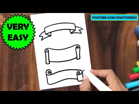 CINTA BANNER tutorial de dibujo