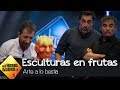 Javier Bardem y Eduard Fernández alucinan con las esculturas de comida - El Hormiguero 3.0