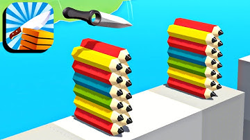 Slice It All New Update 🔪🍊✏️ All Levels Gameplay (iOS,Android)