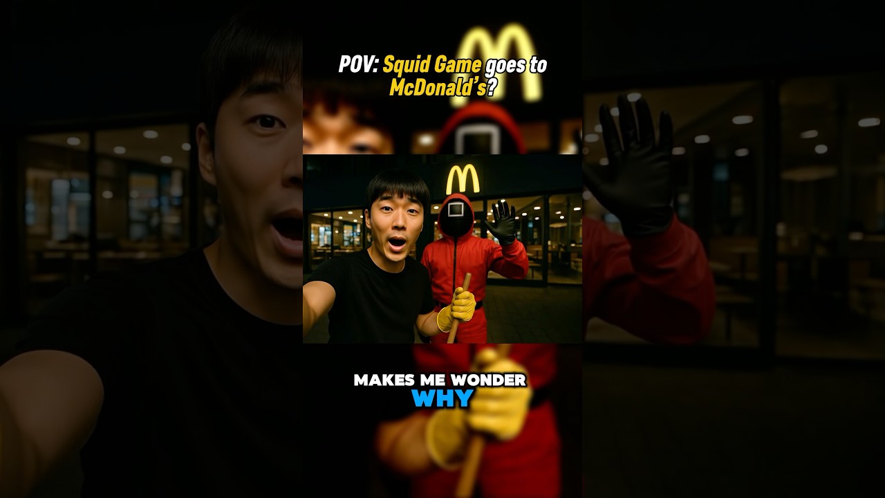 В «Макдоналдсе» замечен охранник, следящий за кальмарами!