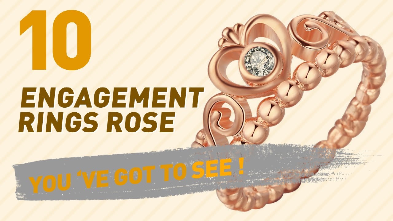 Engagement Rings Rose Top 10 Collection // UK New & Popular 2017