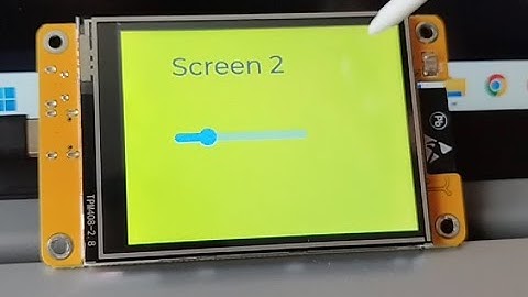 LVGL ESP32 2432S028R CYD (Beginner) tutorial on simple gestures/swipe to navigate between screen.