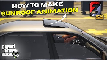 HOW TO MAKE SUNROOF ANIMATION WITH ZMODELER 3 | BY ZTG