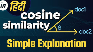 Cosine similarity, cosine distance explained | Math, Statistics for data science, machine learning