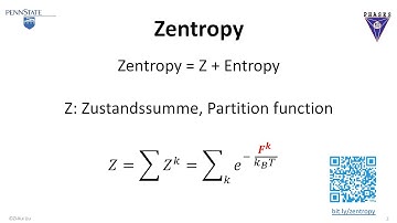 Zentropy (Seminar on 2025 03 07 at Virginia Tech)