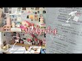 study vlog 📚 💌  🖇 studying, organising, skincare and more