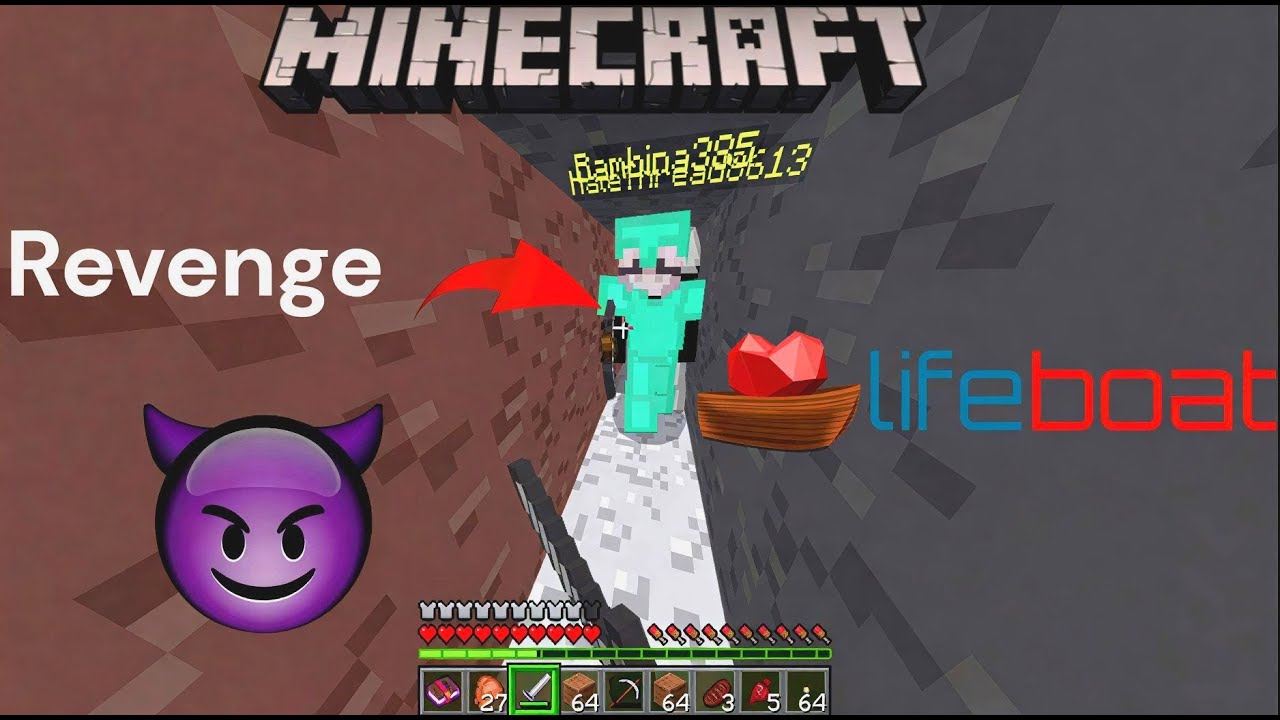 A CHEATER KILLED ME...on Lifeboat Survival Minecraft SMP