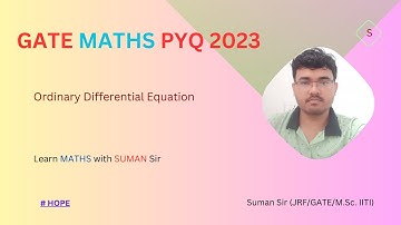 GATE Maths PYQ 2023 | Suman Sir | Higher Maths | #gate2023 #csirnet #viral #shorttricks