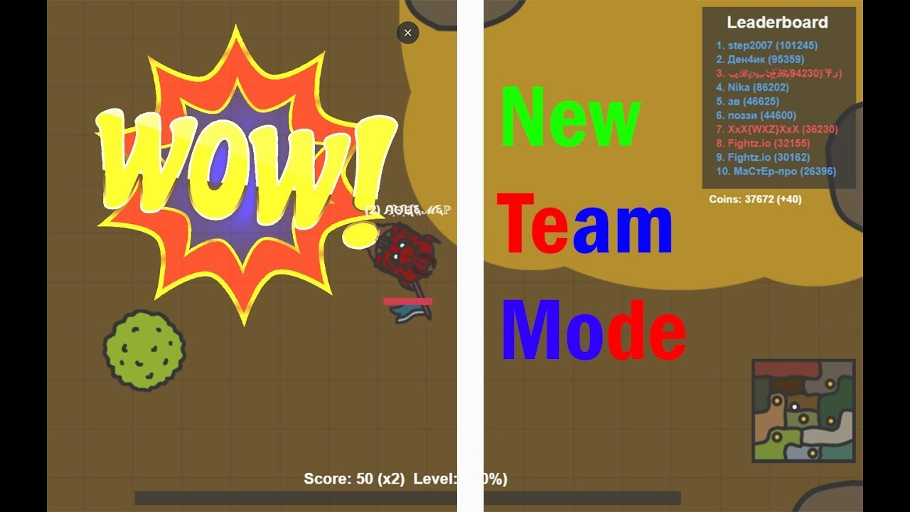 Fightz io New Team Mode Killing Top YouTube