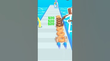 Donut stack 3d game 🍩⁉️ #shorts #viral #subscribe #like #trending #gamer