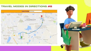 Google Maps API Travel Modes in Direction using .NET and Bootstrap @CodingKnowledge