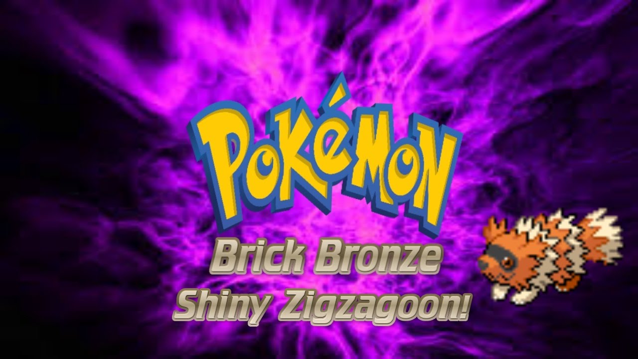 Roblox Pokemon Brick Bronze Extras - Shiny Zigzagoon! - YouTube