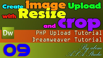 Create Image Upload with Resize and Crop [09] Implementing Upload to Other Form [Dreamweaver Tutoria