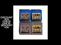 Pokemon Series 61 108 Games In 1 Video Game Cartridge Card English Version for GBC/GBA/SP/GBM