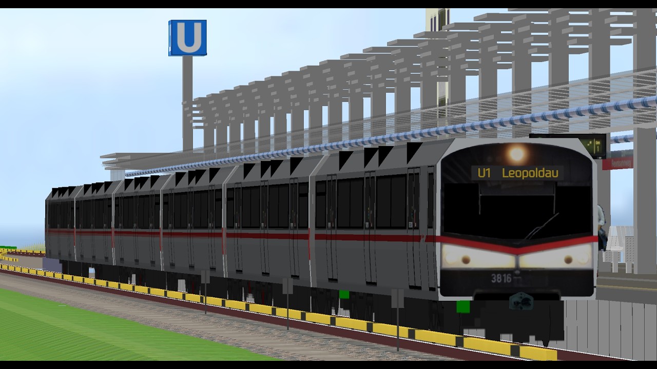 OpenBve (Wiener Linien) U1 metro Wien Alaudagasse-Leopoldau