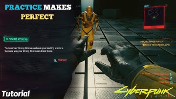 PRACTICE MAKES PERFECT | CyberPunk 2077 4K Gameplay | Tutorial Mission