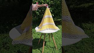 EASY Crochet Baby Blanket!  One Row Repeat!