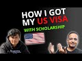 Us student visa with scholarship full process with saugatsiwakoti551