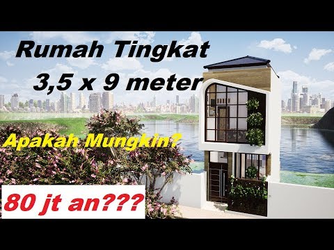 Ep 34 Desain Rumah Minimalis 3 5x9 Meter Desain Rumah Milenial 3x9