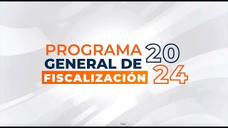 Programa General de Fiscalización 2024