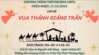 HTTL HUẾ - Chương Trình Thờ Phượng Chúa - 17/12/2023