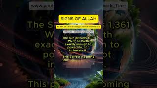 Earth | 99.97% of Energy Comes from One Star | Sign of ALLAH |  #allah #knowledge #learnarab #earth