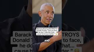 Barack Obama DESTROYS Trump AGAIN "He knows better" #barackobama #trump #democrats