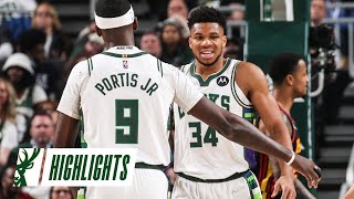 Highlights: Bucks 124 - Hawks 115 | Giannis Antetokounmpo Drops 43 Points |  3.9.22