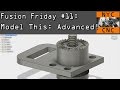 Fusion Friday #11: Using Loft to model Gear & Knurling!