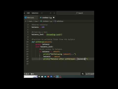Thread Locking in Python: Secure Data Access – Shorts - YouTube