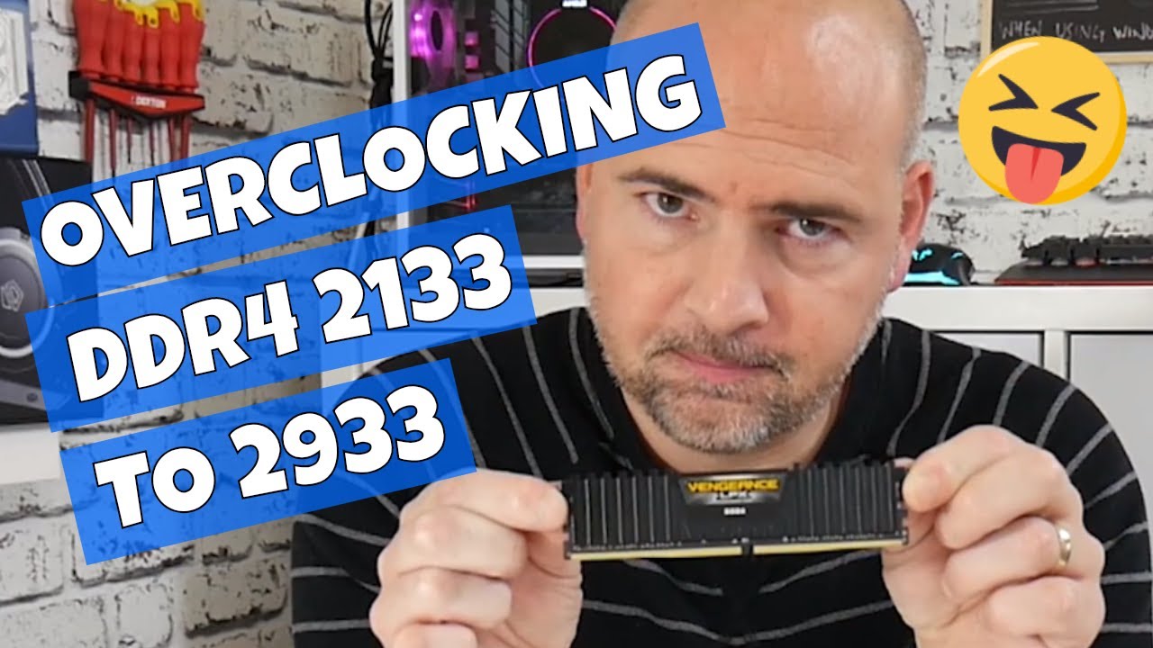 Overclocking Corsair Vengeance LPX DDR4 2133 To 2933 Was - YouTube