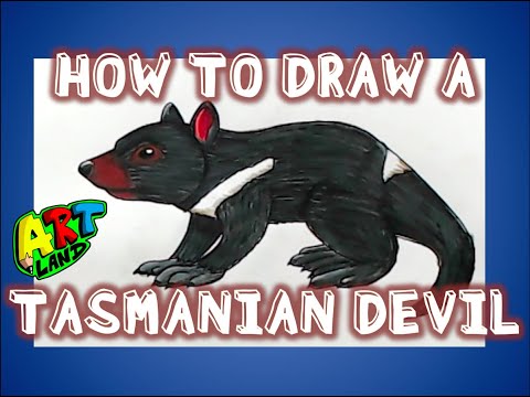 How to Draw a TASMANIAN DEVIL!!! - YouTube