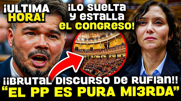 💥RUFIÁN'S DEVILISHING MINUTES: "AYUSO IS WATCHING THIS AND THE PP HAS TWO NEWS BROWSERS LEFT!"