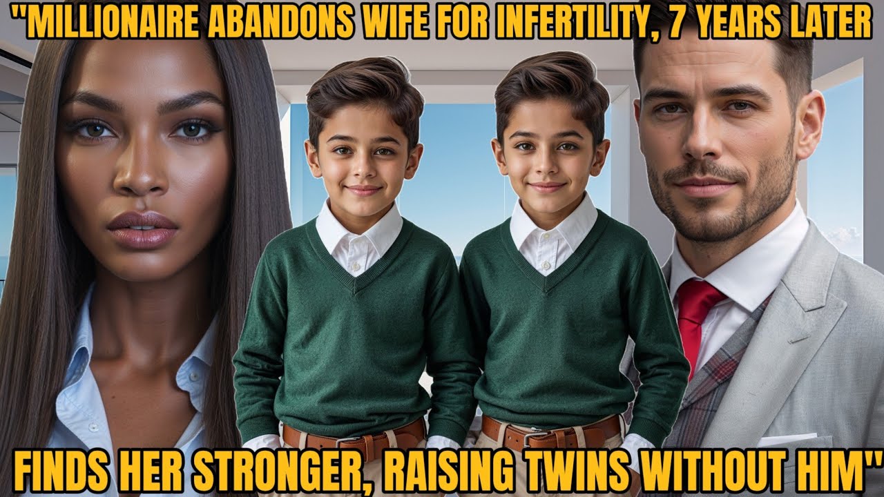 Millionaire Ceo Abandons Wife For Infertility — 7 Years Later He Finds Her Stronger, Raising Twins
