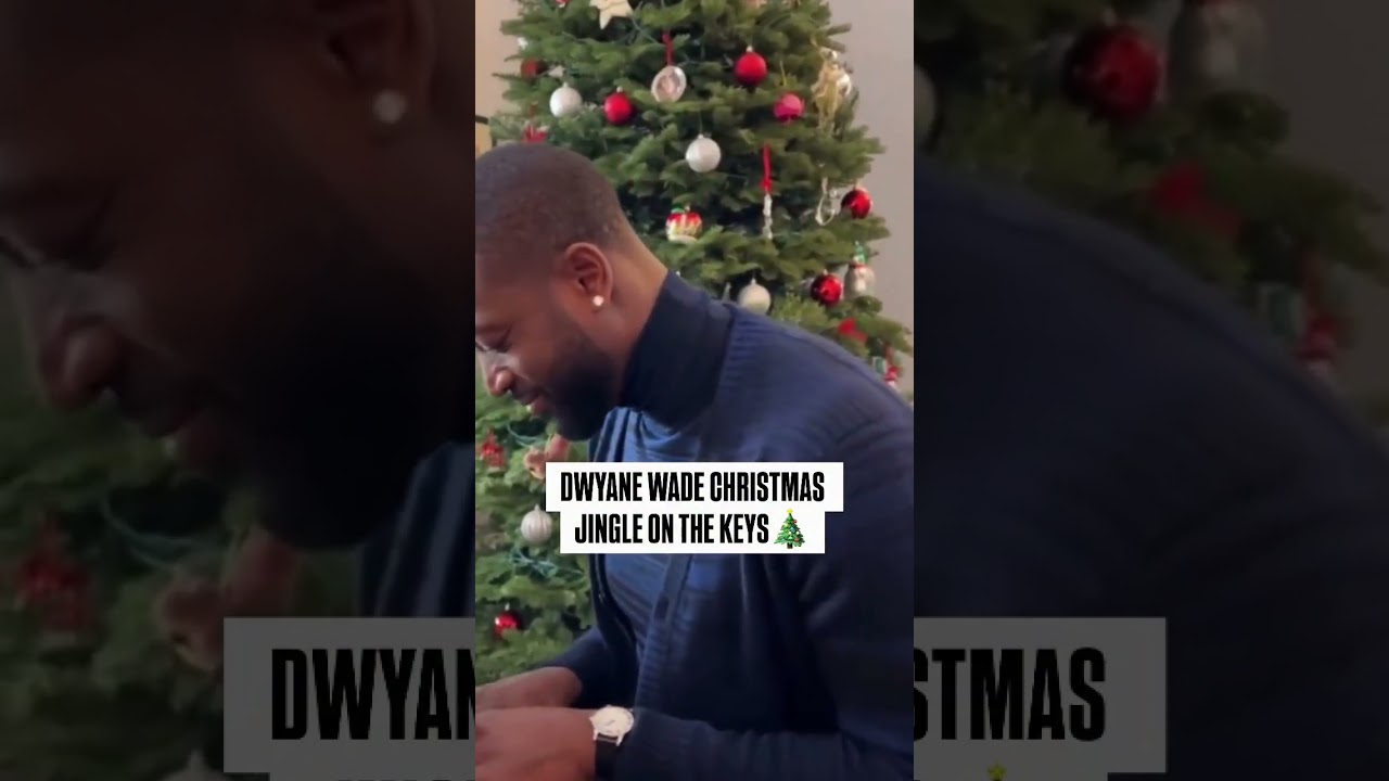 In the spirit of having a game on Christmas Day 🎵 #nba #basketball #miamiheat #dwyanewade #music