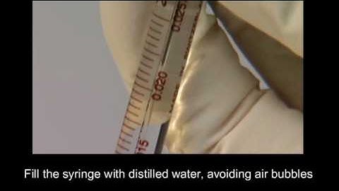 Karl Fischer Titration - How to carry out the titer determination using water (volume addition)?