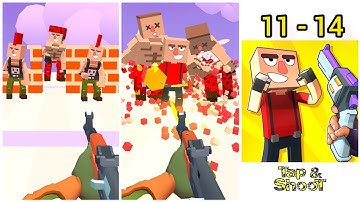 Block Craft Shooter Levels 11-14 New Android Games Gameplay 2023, ios All Levels  Simulator Trailer