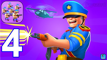 Commander IO - Gameplay Walkthrough Part 4 Tutorial Levels 14-16 Army Commander (iOS,Android)