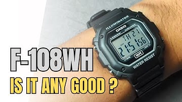 Casio F-108 Review : is it any good ? pros and cons ? (F-108W /F108W)