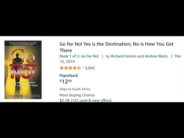 Go for No! Yes is the Destination, No is How You Get There - book