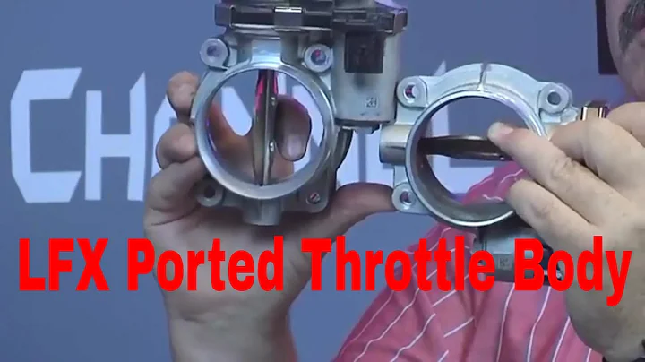 Chevy V6 LFX Ported Throttle body install, Tracy L...