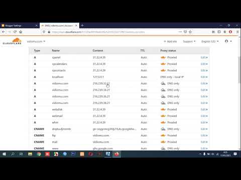 Setting Custom Domain Blogger Com With Cloudflare
