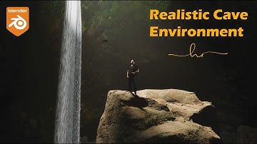 Realistic Cave Waterfall | Blender | VFX