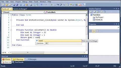 Visual Basic Tutorial   43   Functions