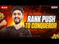 RANK PUSH TO CONQUEROR BEGINS | 2 DAY CONQUEROR POSSIBLE? | BGMI LIVE #iQOORankPush