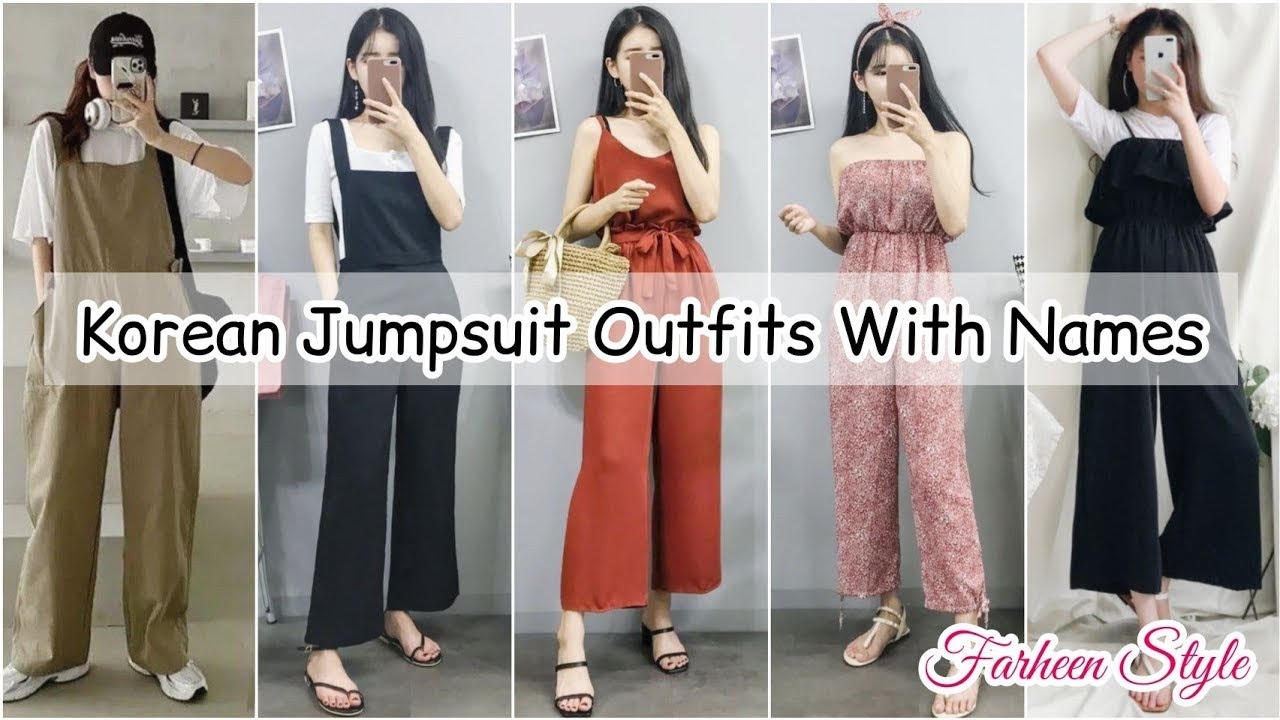 Korean jumpsuit dress/types of Korean Jumpsuit with names/korean ...