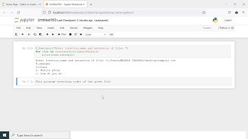 Python Program to Read the Contents of a File in Reverse Order