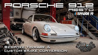 1968 PORSCHE 911 912 RESTO PT 19!!! Tinware fabrication, engine assembly, custom loom install & more