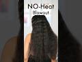 *NO-Heat* Blowout for Curly Hair: Easy Overnight Method #overnightblowout